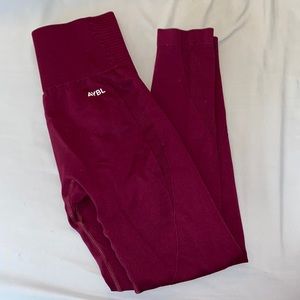 aybl maroon leggings